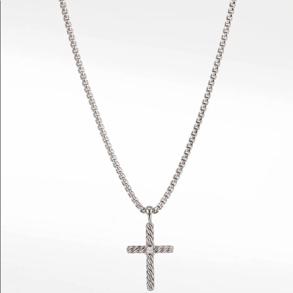 David Yurman Cable Classics CrossNecklace Diamond